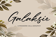 Galaksie - Modern Calligraphy Font, a Script Font by Balpirick Studio (Thumbnail 1 of 7)