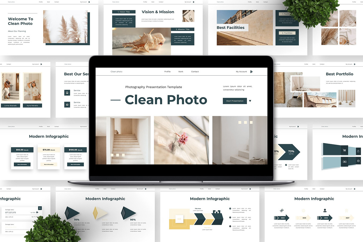 Clean Photo - Photography Powerpoint, a Presentation Template by Deepslide Studio (Photo 4 of 6)