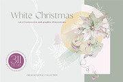 White Christmas, a Decorative Illustration by Collection by VY (Thumbnail 1 of 13)