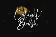 Cotaget Brush, a Handwritten Font by Nowlystudios (Thumbnail 1 of 8)