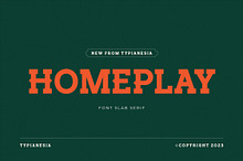 Homeplay - Font Slab Serif