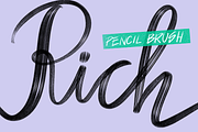 Skid Procreate lettering brushes, a Brush Add-On by YokoBlue (Thumbnail 10 of 16)
