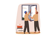 Repairmen, home repair workers set, a Work Illustration by Good Studio (Thumbnail 11 of 13)
