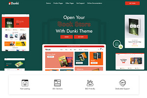 Dunki - Book Store Shopify Theme