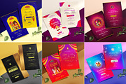 Indian Wedding Invitation Cards, an Invitation Template by Creative Hatti (Thumbnail 5 of 6)