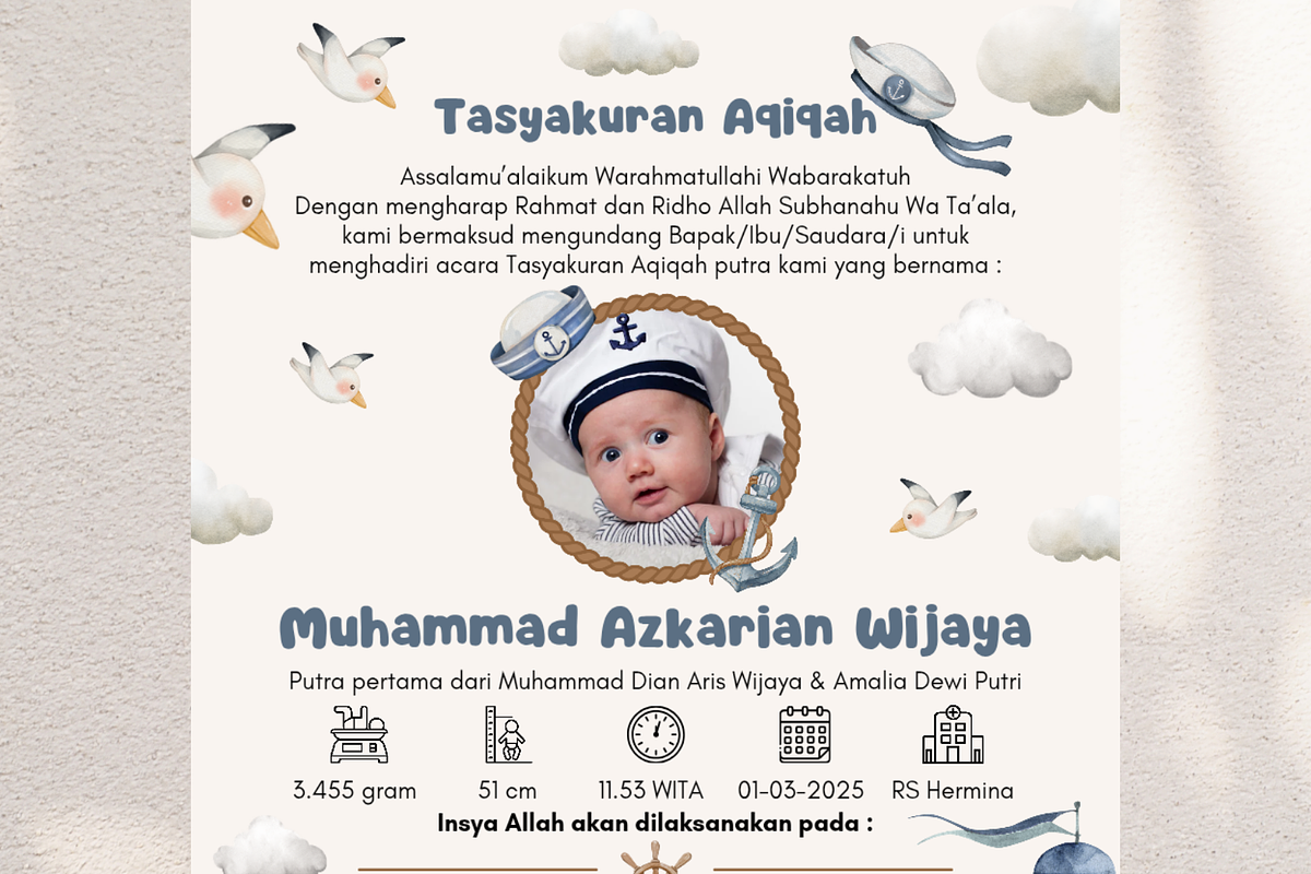 Baby invitation preview 4