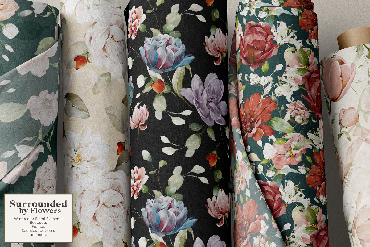 Watercolor Flower Collection, a Decorative Illustration by Damian Roh (Photo 15 of 19)