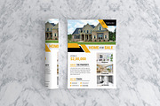 Yellow Minimal Real Estate Flyer, a Flyer Template by SmmrDesign (Thumbnail 1 of 3)