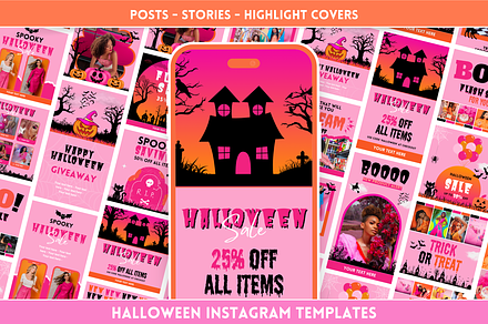 Halloween Instagram Templates