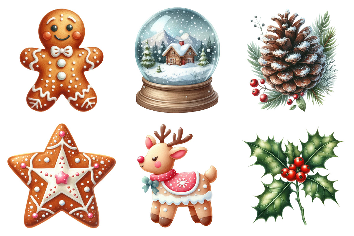 Cozy Christmas Charm Sublimation, an Illustration by Daily.Designs (Photo 2 of 5)