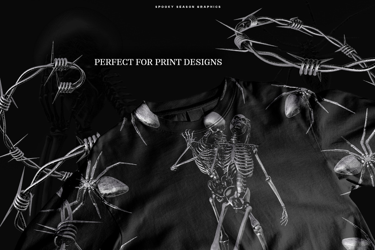 Very Scary - 3D Chrome Objects, a Graphic by saintricchi (Photo 5 of 8)