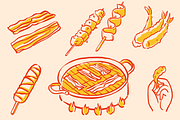 Korean Food Vector Illustrations, a Food Illustration by Studio Papercuts (Thumbnail 7 of 10)