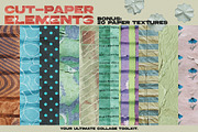 Cut‑Paper Elements: 700+ PNG Kit, an Object Graphic by Megan Aili Designs (Thumbnail 11 of 15)