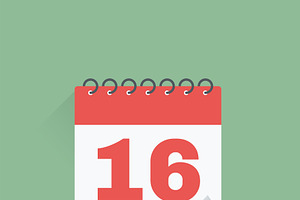 Simple Calendar With Date 16