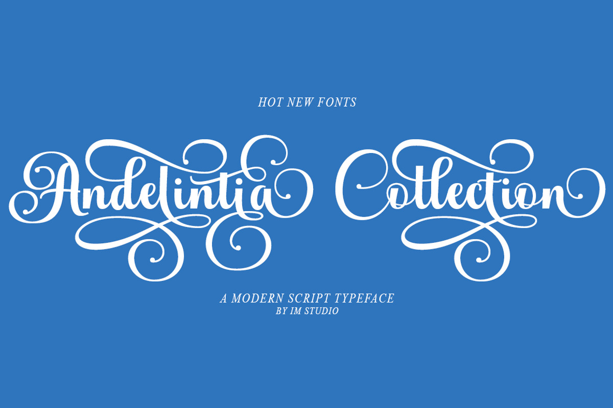 Andelintia, a Script Font by IM Studio (Photo 8 of 9)