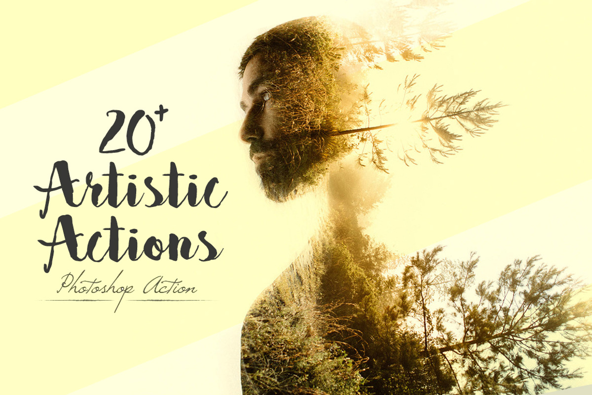 20+ Artistic Photoshop Actions, an Action Add-On by DuoFankaar (Photo 1 of 7)