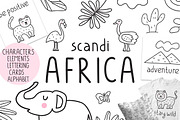 Cute kids Bundle, an Animal Illustration by cutelevindesign (Thumbnail 4 of 13)