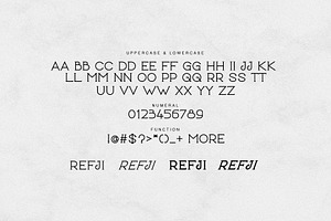 Refji A Delicate Family Serif Font