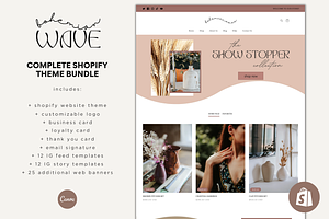 Shopify Theme Bundle | Boho Wave
