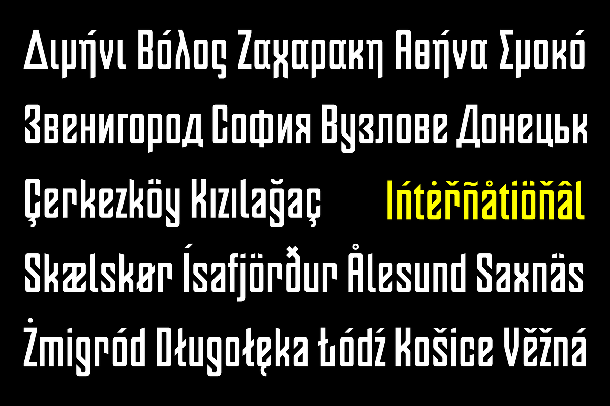 OTC Underground, a Sans Serif Font by OTC (Photo 4 of 7)