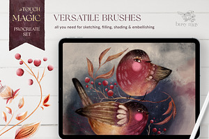 Magic Procreate Brush Set & Extras