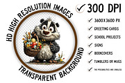 Whimsical Easter Panda Clipart, an Illustration by Craft Nest (Thumbnail 2 of 11)