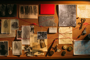 Detective board displays fingerprint, a Photo by Pavel_design