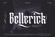 Bellerick - Blackletter Font, a Blackletter Font by Flawless And Co (Thumbnail 1 of 10)