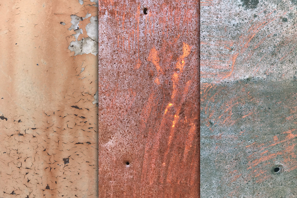 Rusted Metal Textures, a Texture Graphic by Paper Farms (Photo 4 of 11)