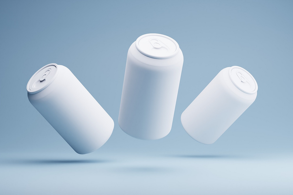 10 Bundle 3D Render Bottle Mockup, a Food & Drink 3D Model by Astuti Studio (Photo 8 of 11)