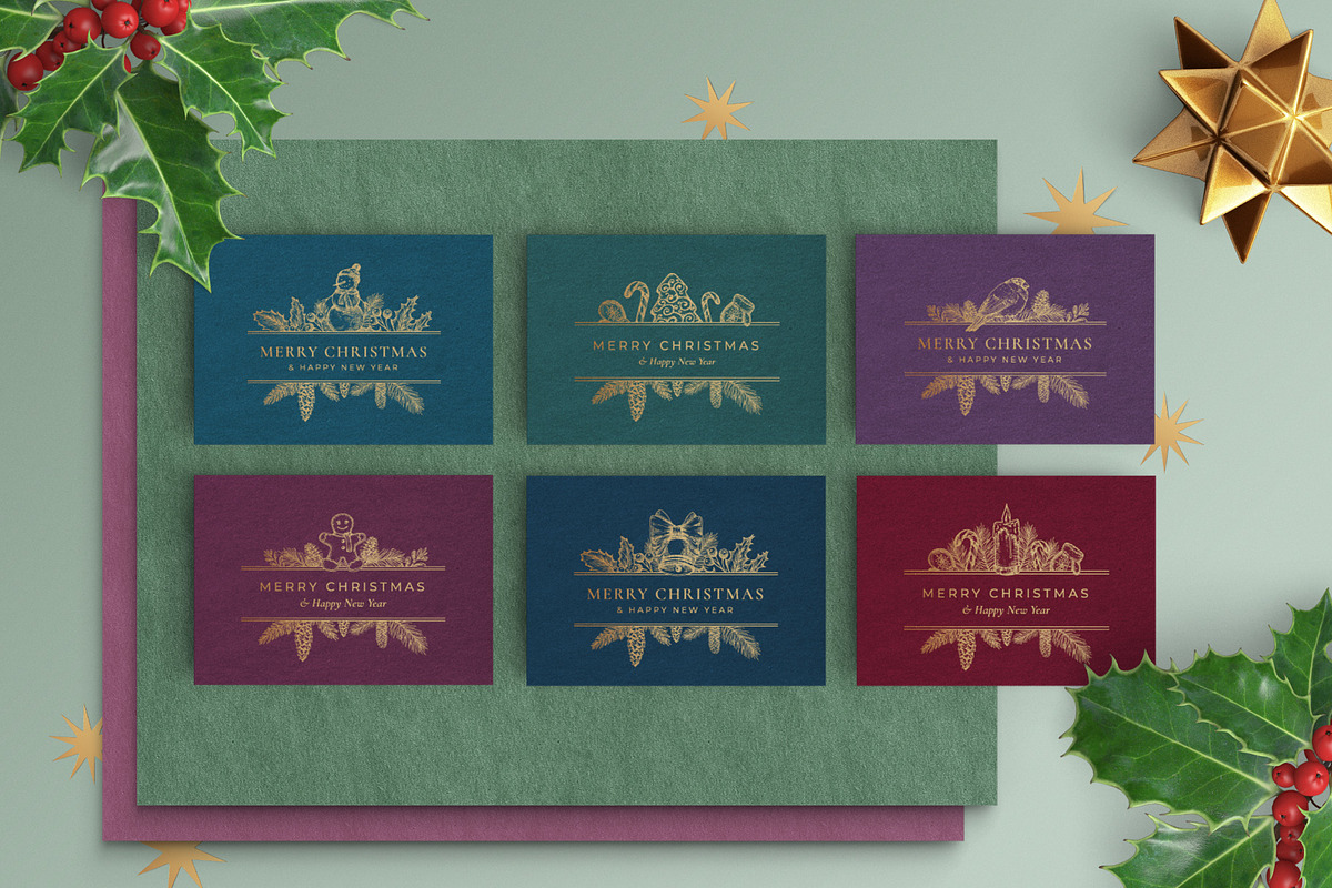 Gentle Christmas Frame Labels, a Branding & Logo Template by Createvil (Photo 10 of 12)