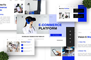 E-Commerce Platfrom - Technology PPT, a Presentation Template by Deepslide Studio (Thumbnail 3 of 6)
