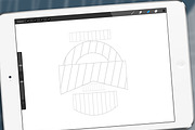Procreate Grid Brush Brushpack, a Brush Add-On by Studio FabianFischer (Thumbnail 4 of 6)