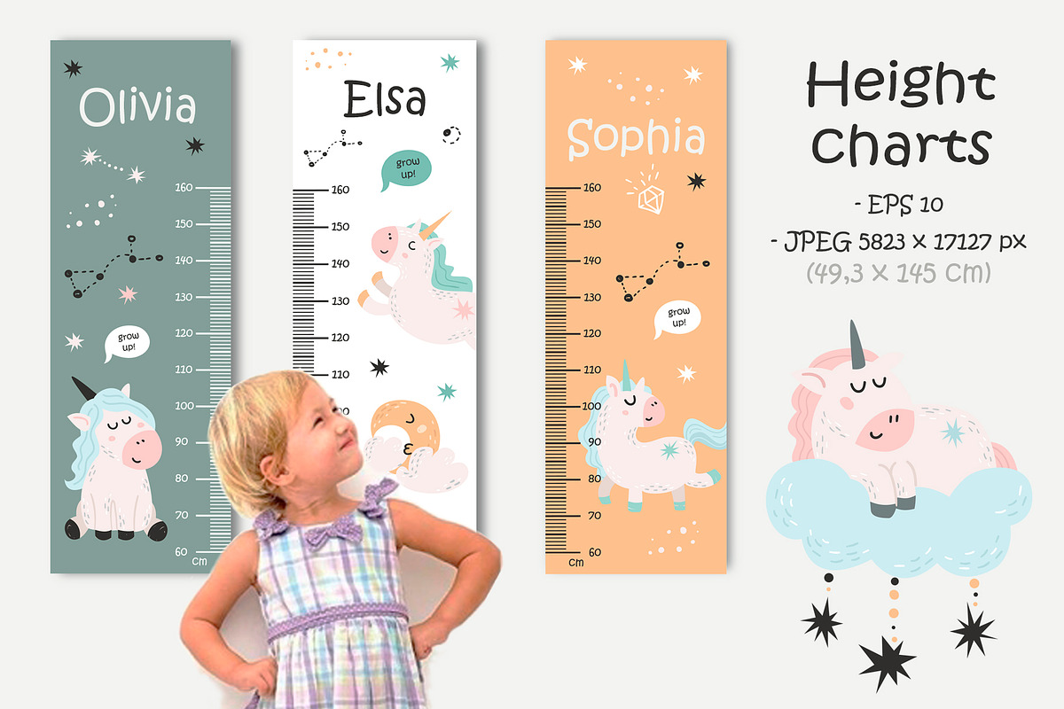 Unicorn clipart & pattern, a Graphic by Nafanya (Photo 10 of 13)