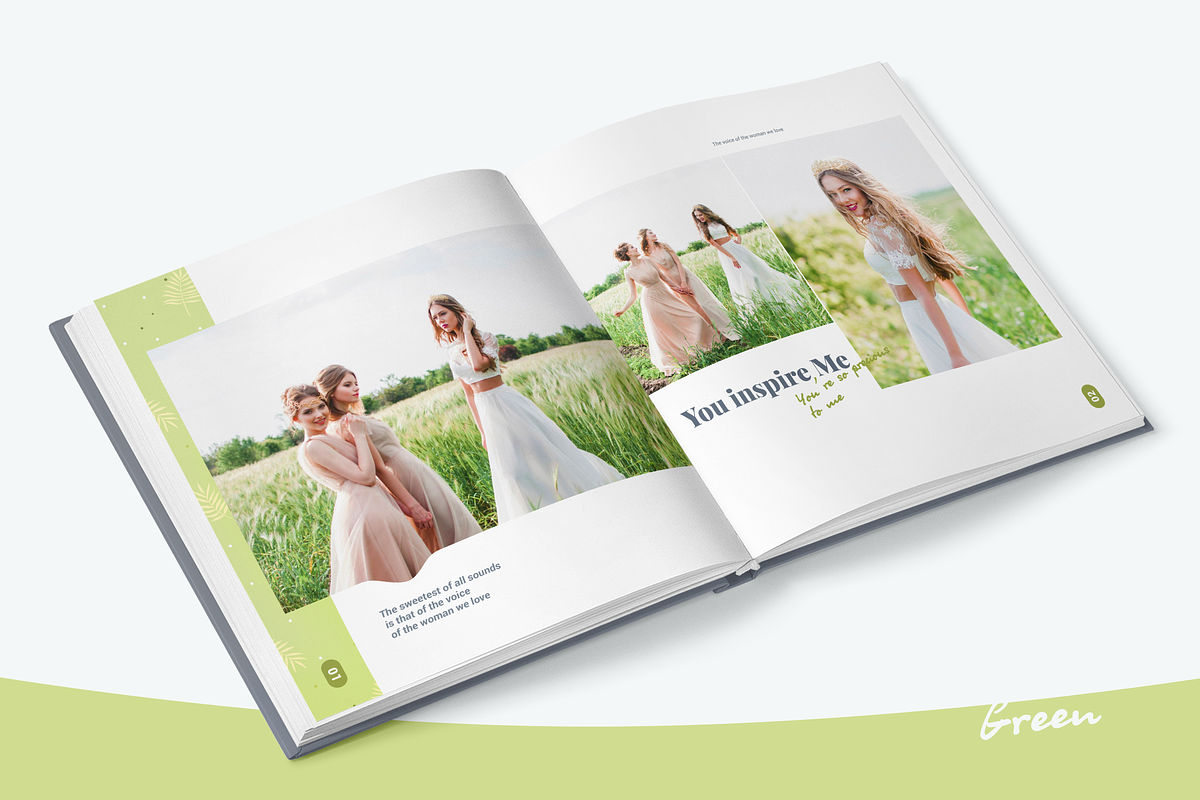 Photo Album Template - Green, a Stationery Template by ArealPro (Photo 18 of 22)