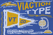 VT NORIOUS - Handrawn Vintage Font, a Sans Serif Font by ViactionType (Thumbnail 9 of 10)