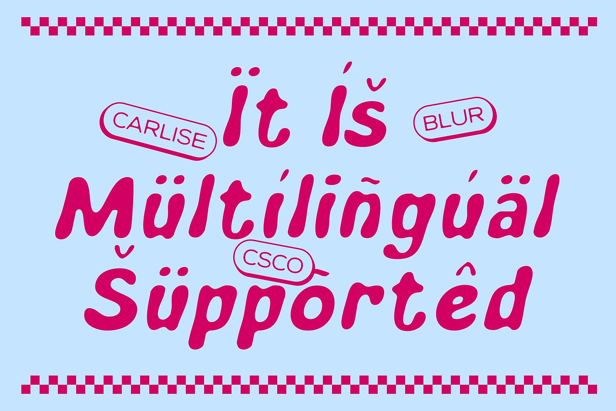 Carlise Blur, a Sans Serif Font by Craft Supply Co. (Photo 4 of 8)