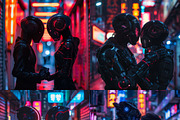 435 MJ Dark Sci-fi Prompts: Vol 2, a Background Graphic by Sevenstyles (Thumbnail 12 of 15)