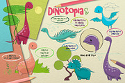 Dino Bundle. Dinosaurs collection., an Animal Illustration by NatalyaZelenova (Thumbnail 1 of 17)