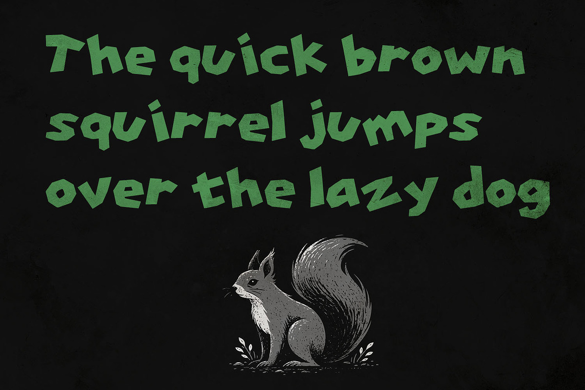 Blunt Scissors Font, a Sans Serif Font by Handmadefont (Photo 10 of 16)
