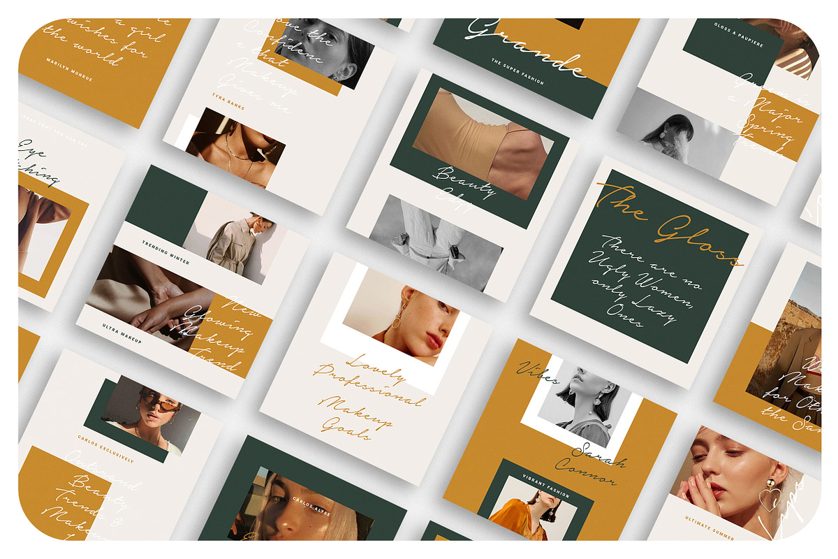 JASMINE Instagram Feed, a Social Media Template by Aprilea (Photo 4 of 7)