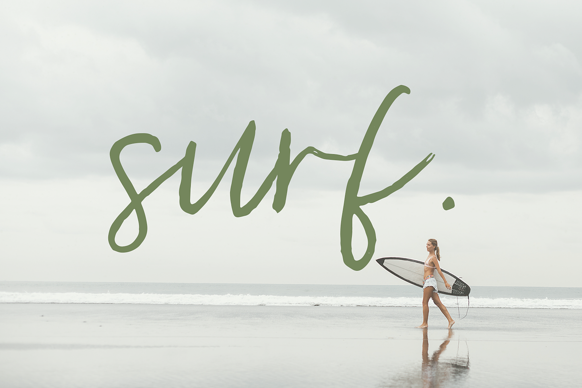 Key Largo Script, a Script Font by Beck McCormick (Photo 4 of 10)