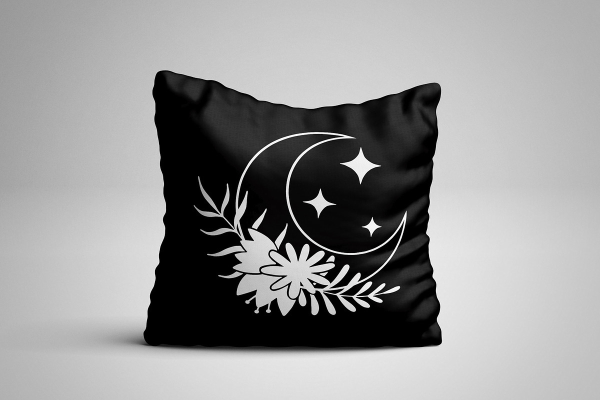 Mystic floral moon set, an Illustration by Veronika Gotovceva (Photo 3 of 9)