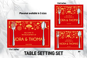 Oriental Asian Table Setting Set, a Templates & Theme by DickyJiang Illustrations (Thumbnail 3 of 3)