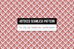 Elegant Art Deco Seamless Pattern, a Pattern Graphic by Sundaylab
