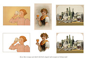 Vintage Restaurant & Tavern Graphics, a Food Illustration by Blue Line Design (Thumbnail 4 of 16)