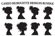 Romantic Love Cameo Silhouette, an Illustration by abu67222 (Thumbnail 1 of 8)