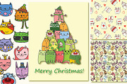 Doodle Cats, an Animal Illustration by Virinaflora (Thumbnail 6 of 8)
