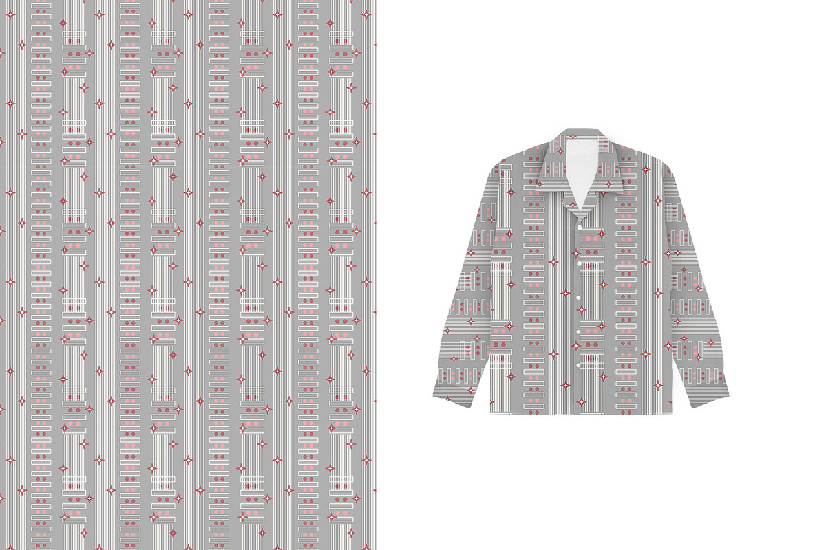 Retro Muse – Geometric Seamless Set, a Pattern Graphic by StudioCitra (Photo 4 of 8)