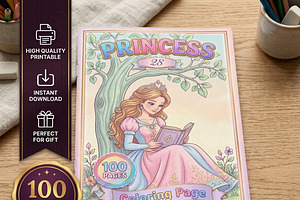 Magical Princess Coloring Book Vol28